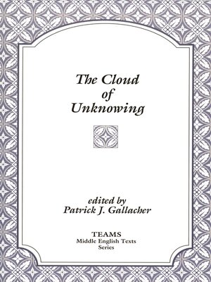 cover image of The Cloud of Unknowing